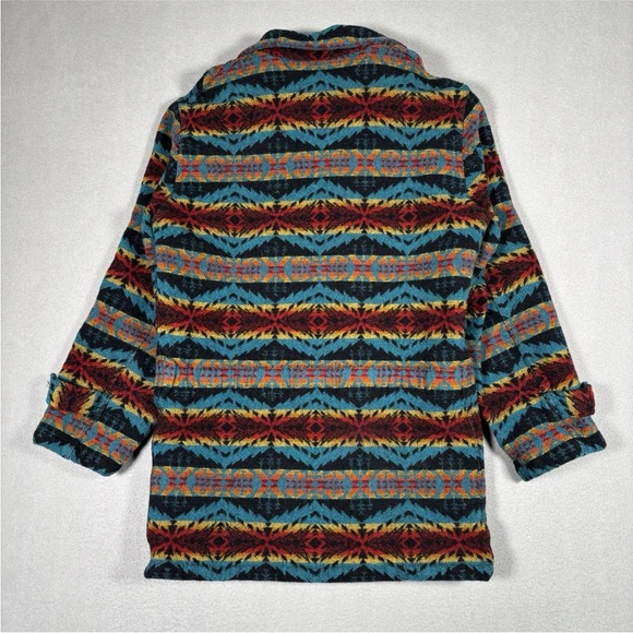 Pendelton X Opening Ceremony Jacket Women’s Small Aztec Print Wool  USA MADE - Picture 7 of 8